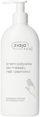 Ziaja Pro - hand and nail massage cream-conditioner, 270 ml capacity.