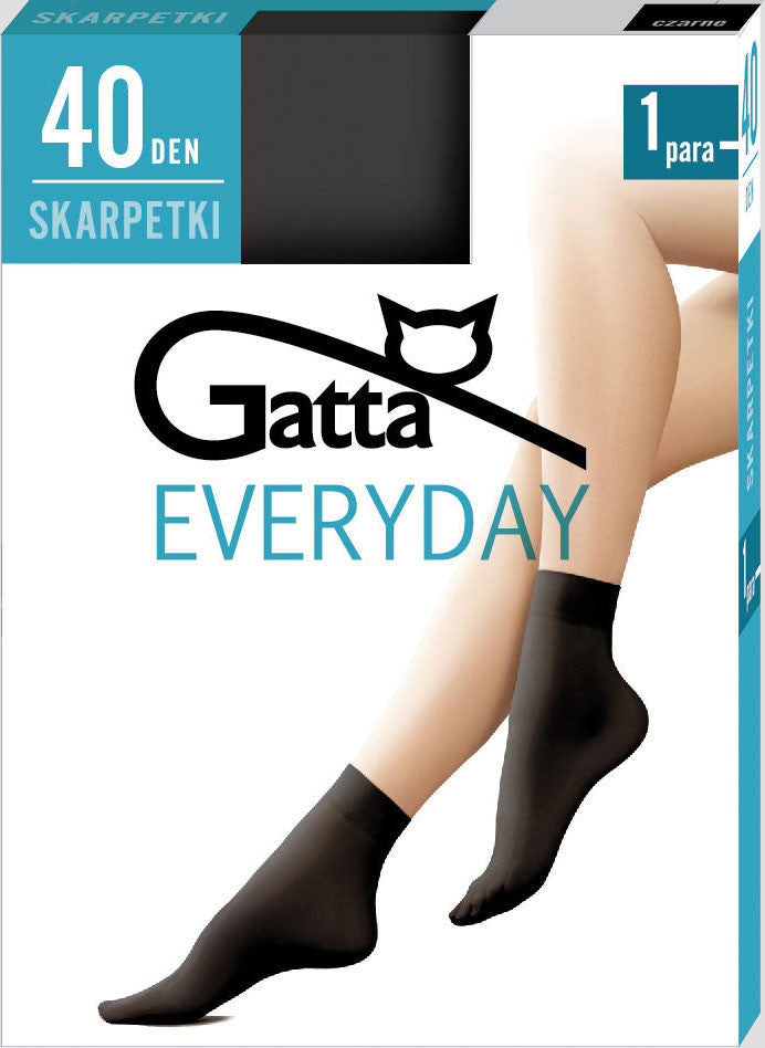 GATTA EVERYDAY - Skarpetki damskie mikrofibra 40 DEN