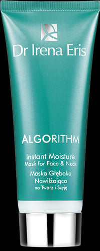 Deep moisturizing mask for face and neck, 75 ml capacity.