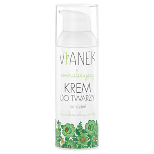 Vianek - normalizujący krem do twarzy na dzień do cery tłustej i normalnej, poj. 50 ml