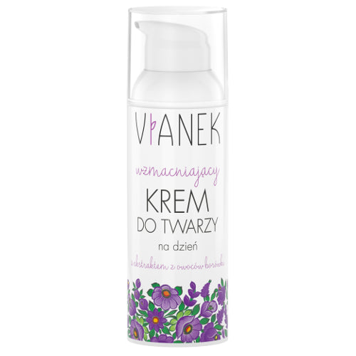 Vianek - wzmacniający krem do twarzy na dzień do cery naczynkowej, poj. 50 ml