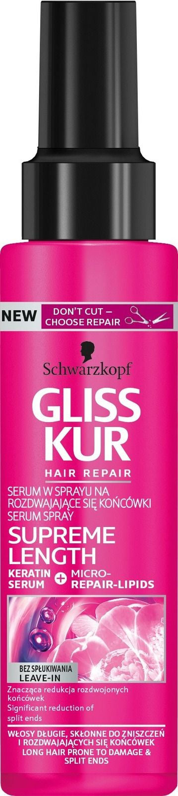 Gliss Kur Supreme Length - Spray serum for split ends, size 100 ml
