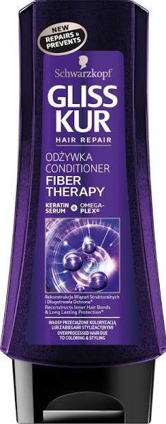 Gliss Kur Fiber Therapy Conditioner for hair overloaded with color or styling treatments, 200 ml