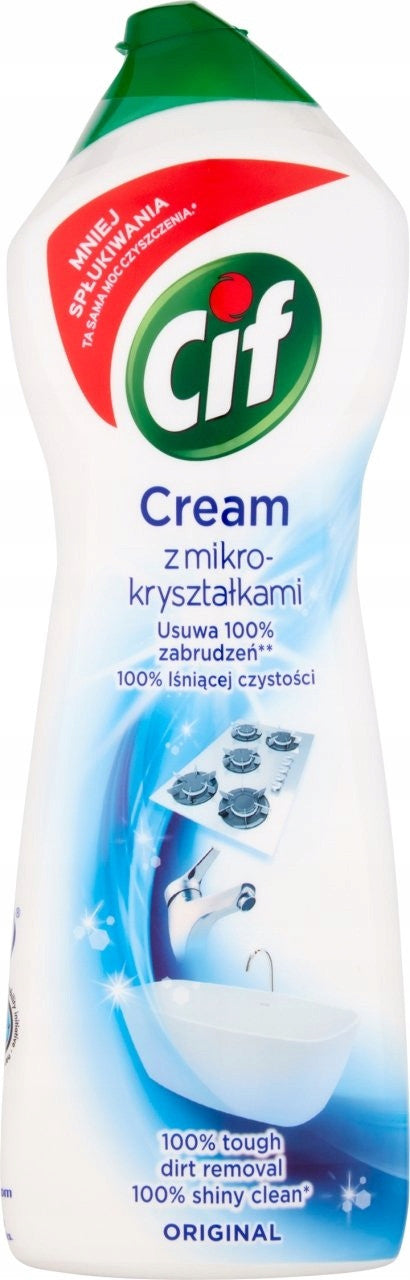 Cif-Cream Microcrystalline Cleaning Milk, Original, net weight: 780g