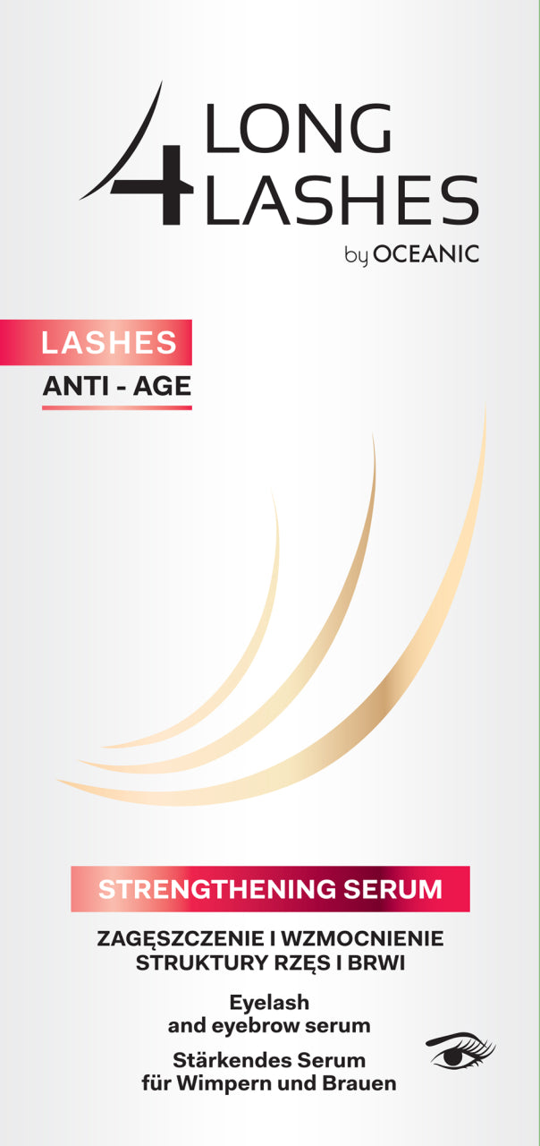 Long4Lashes Strengthening Serum for eyelashes and eyebrows Anti-Age, 4 ml. capacity