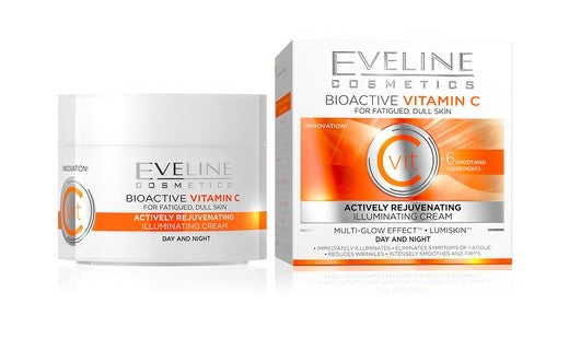Eveline Bioactive Vitamin C - krem aktywnie odmładzający dzień/noc, poj. 50 ml
