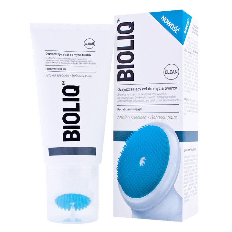 BIOLIQ CLEAN. Purifying facial cleansing gel, 125 ml capacity.