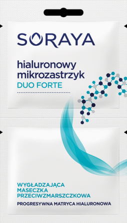 Soraya Hyaluronic Micro-Seedling DUO FORTE - filler anti-wrinkle mask, 2 x 5 ml capacity