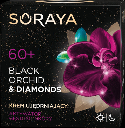Soraya Black Orchid & Diamonds - krem ujędrniający na dzień i na noc, aktywator gęstości skóry, 60+, pój. 50 ml