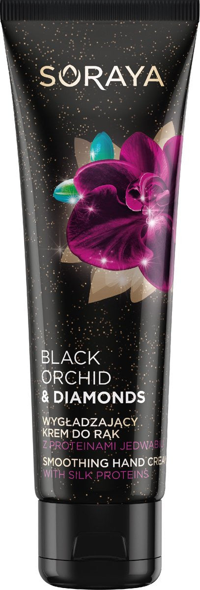 Soraya Black Orchid & Diamonds - wygładzający krem do rąk z proteinami jedwabiu, poj. 100 ml