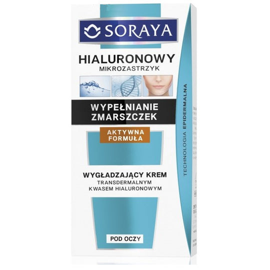 Hyaluronic micro-emulsion - smoothing eye cream, volume 15 ml.