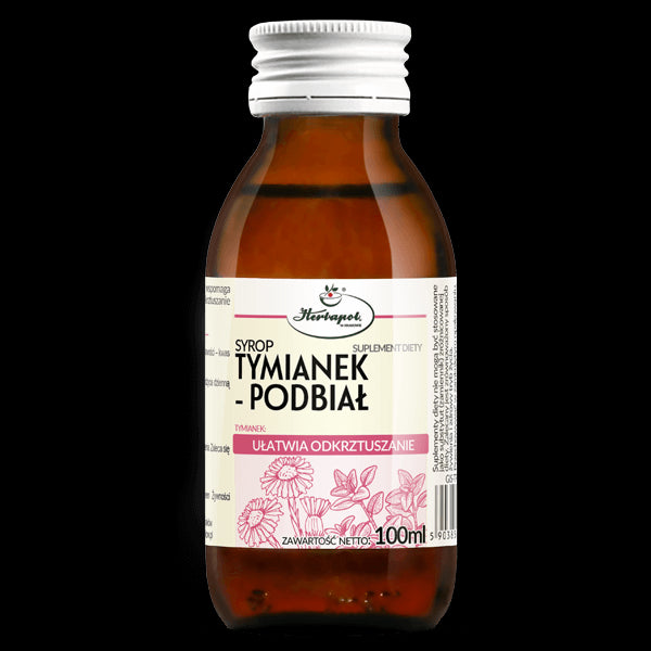Thyme and coltsfoot syrup, 100 ml capacity