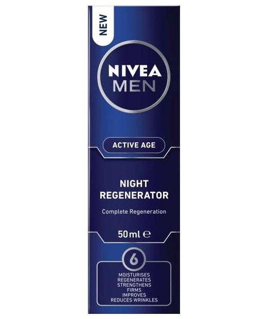Nivea Men Active Age - Night Regenerator Complete Regeneration, regenerating night cream, size 50 ml