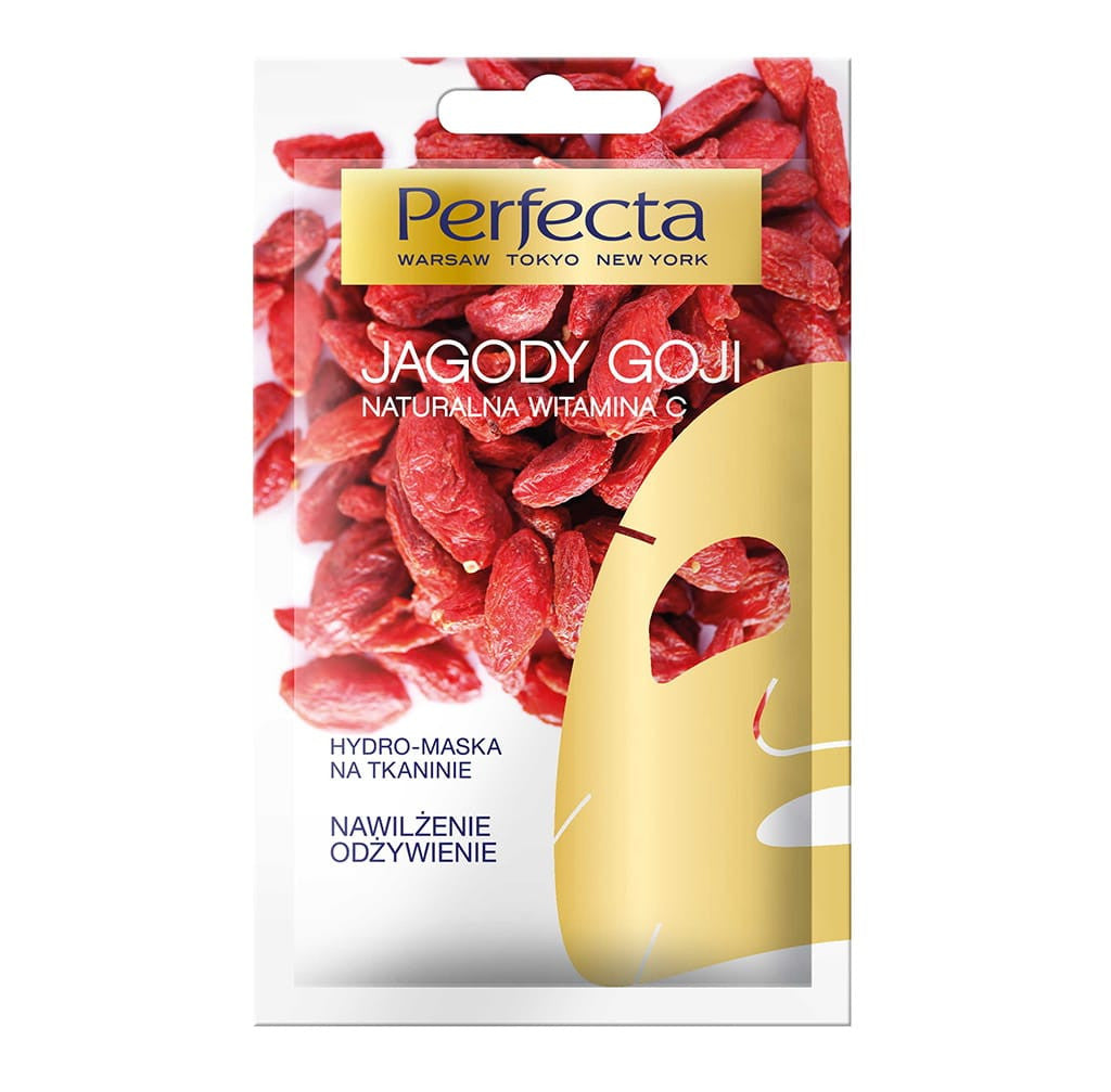 Perfecta - Hydro-maska na tkaninie JAGODY GOJI, poj. 10 ml