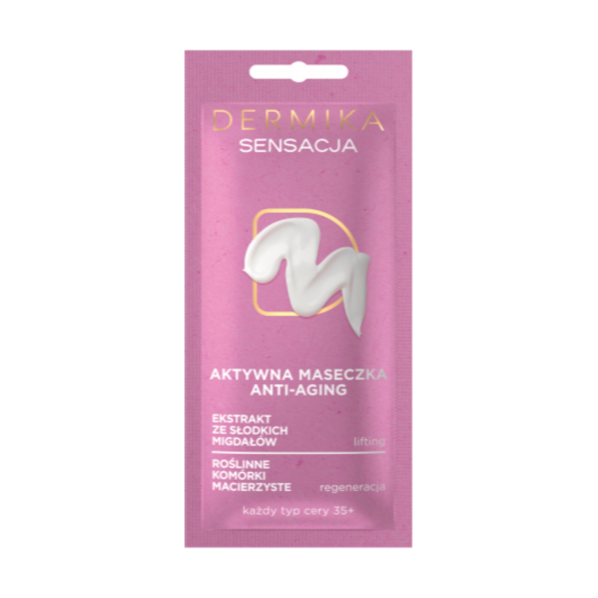 Dermika Maseczki Piękności - SENSACJA, aktywna maseczka anti-aging, pój. 10 ml