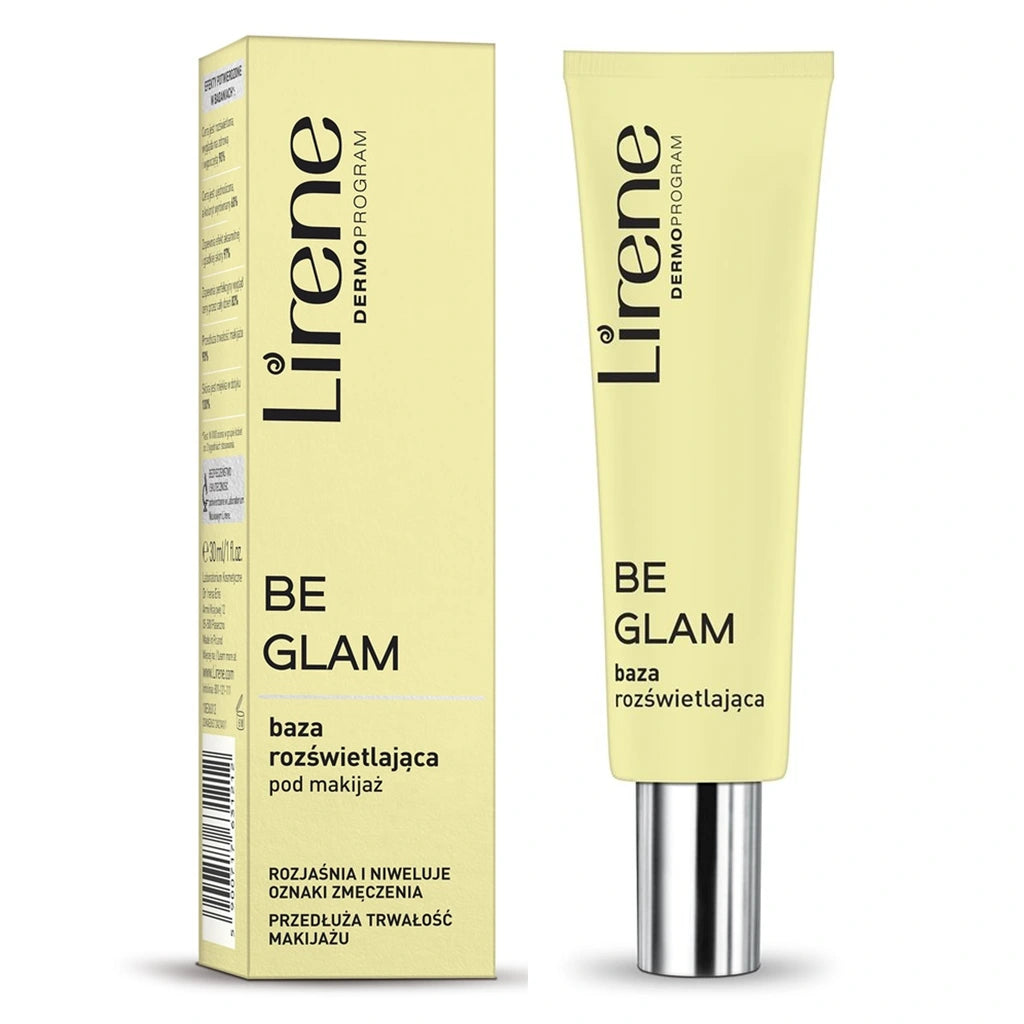 Lirene Be Glam - baza rozświetlająca do twarzy pod makijaż, poj. 30 ml