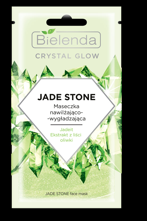 Bielenda CRYSTAL GLOW JADE STONE - moisturizing and smoothing mask, net weight: 8 g