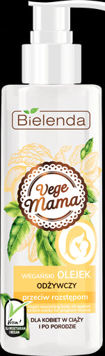 Bielenda VEGE MAMA - vegan nourishing oil against stretch marks, 200 ml capacity