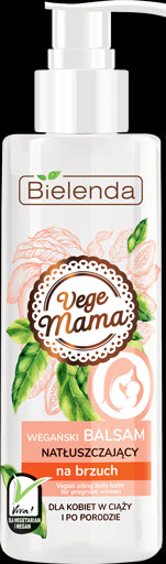 Bielenda VEGE MAMA - wegański balsam natłuszczający na brzuch, poj. 200 ml