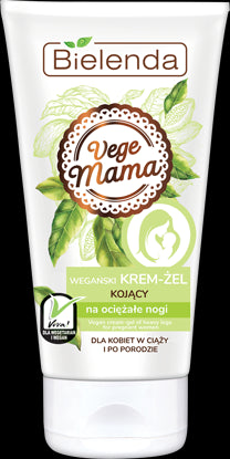 Bielenda VEGE MAMA - wegański kojący krem-żel na ociężałe nogi, poj. 125 ml
