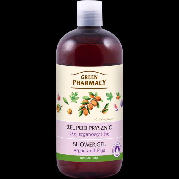 Green Pharmacy - żel pod prysznic, olej arganowy i figi, poj. 500 ml