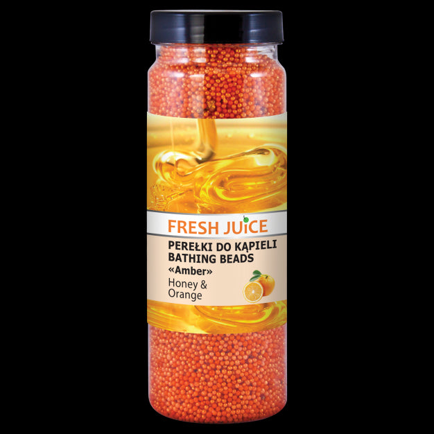 Fresh Juice - bath pearls, honey & orange, net weight: 450 g