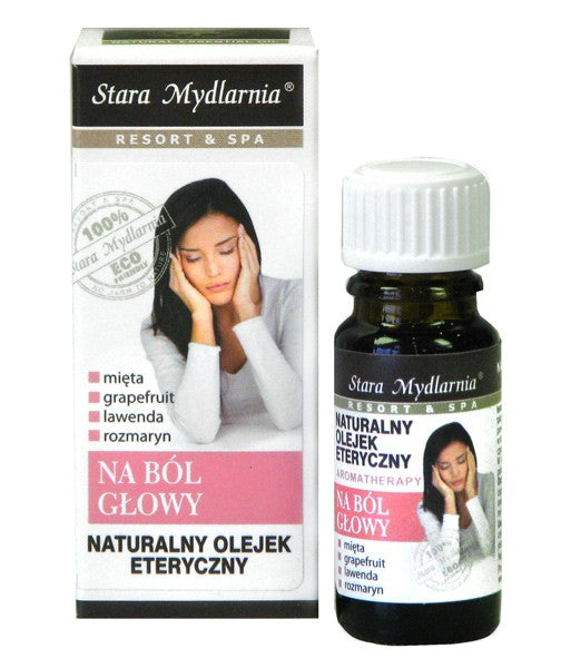 Essential oil - FOR HEAD PAIN, 12 ml capacity.