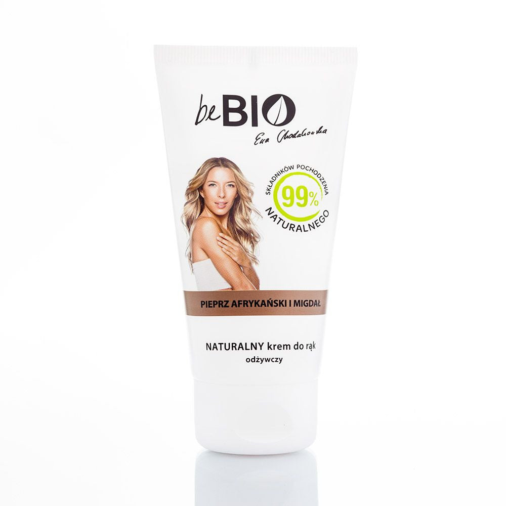 BeBIO Ewa Chodakowska - krem do rąk z migdałem i pieprzem afrykańskim, poj. 75 ml