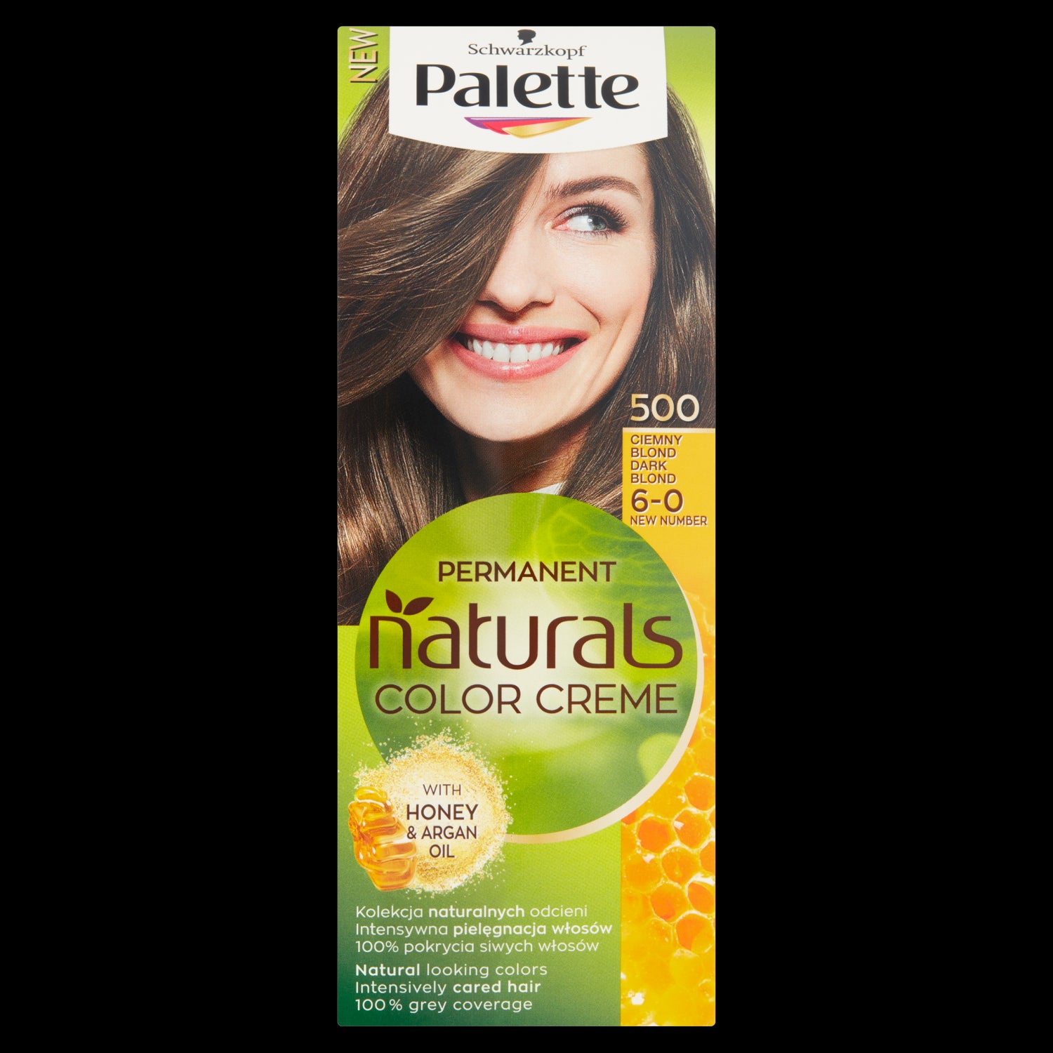 Palette Permanent Natural Colors Creme hair dye, 500 Dark Blonde