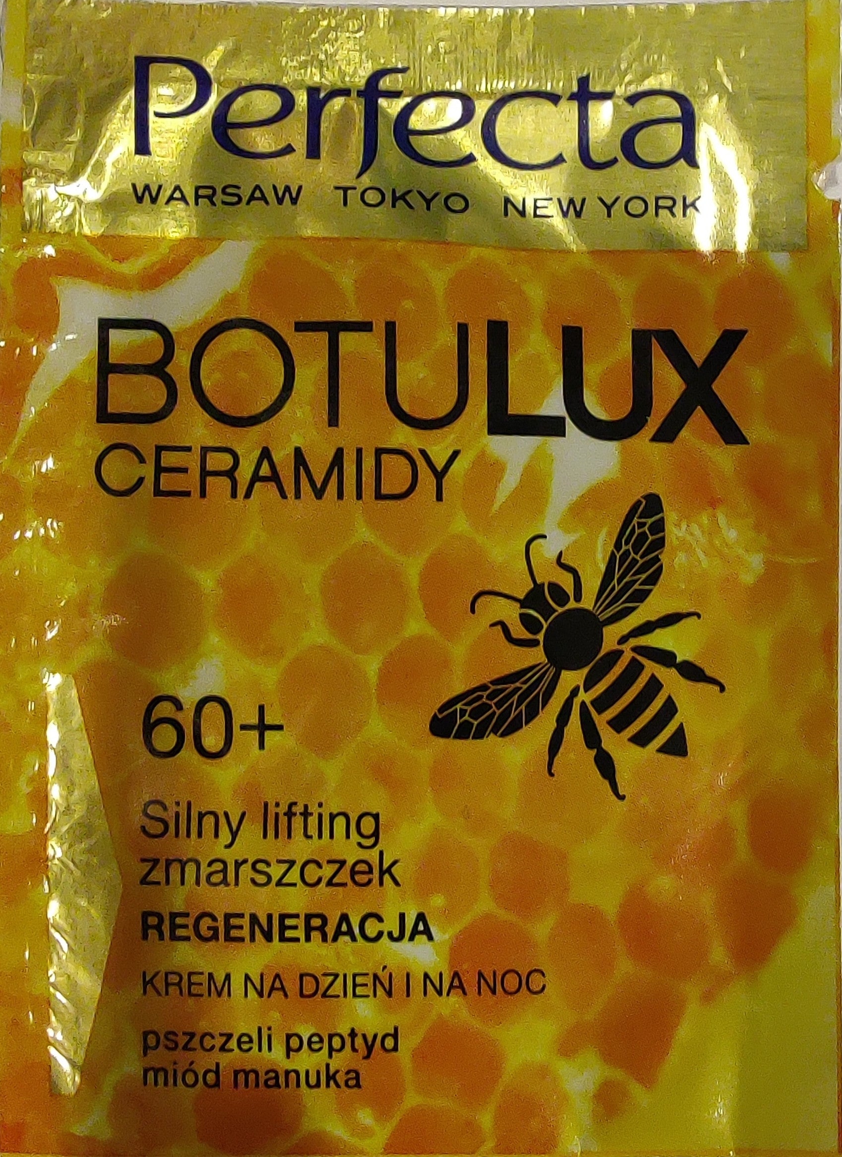 Perfecta Botulux Ceramidy - silny lifting, redukcja  zmarszczek, regeneracja, krem na dzień i na noc 60+ ***TESTER***