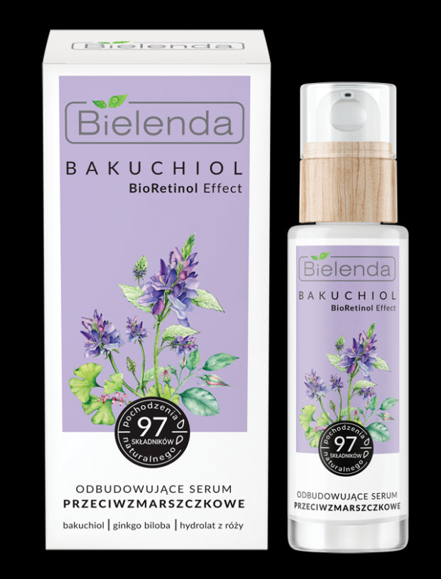 Bielenda BAKUCHIOL BioRetinol Effect Anti-Wrinkle Day/Night Serum, Volume 30 ml