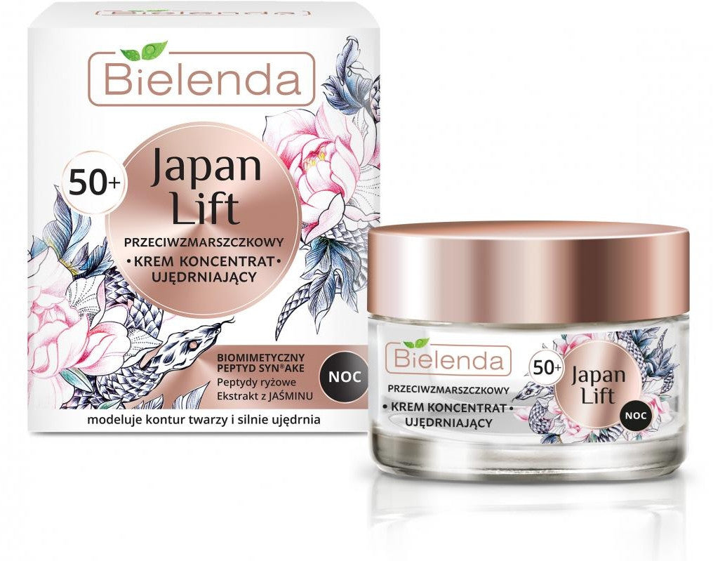 Bielenda JAPAN LIFT Anti-Wrinkle Concentrate 50+ firming night cream, 50 ml