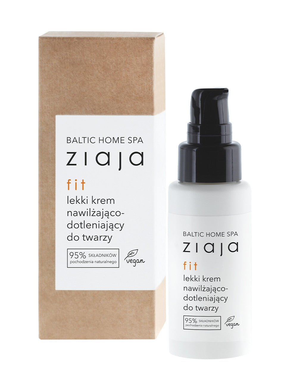 Ziaja Baltic Home Spa fit - light moisturizing and oxygenating face cream, 50 ml