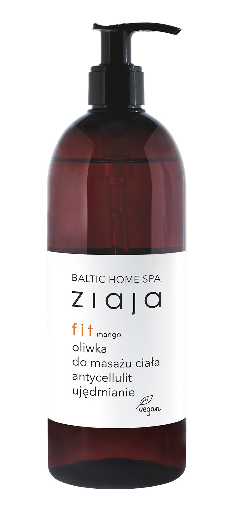 Ziaja Baltic Home Spa fit body massage oil, 490 ml capacity