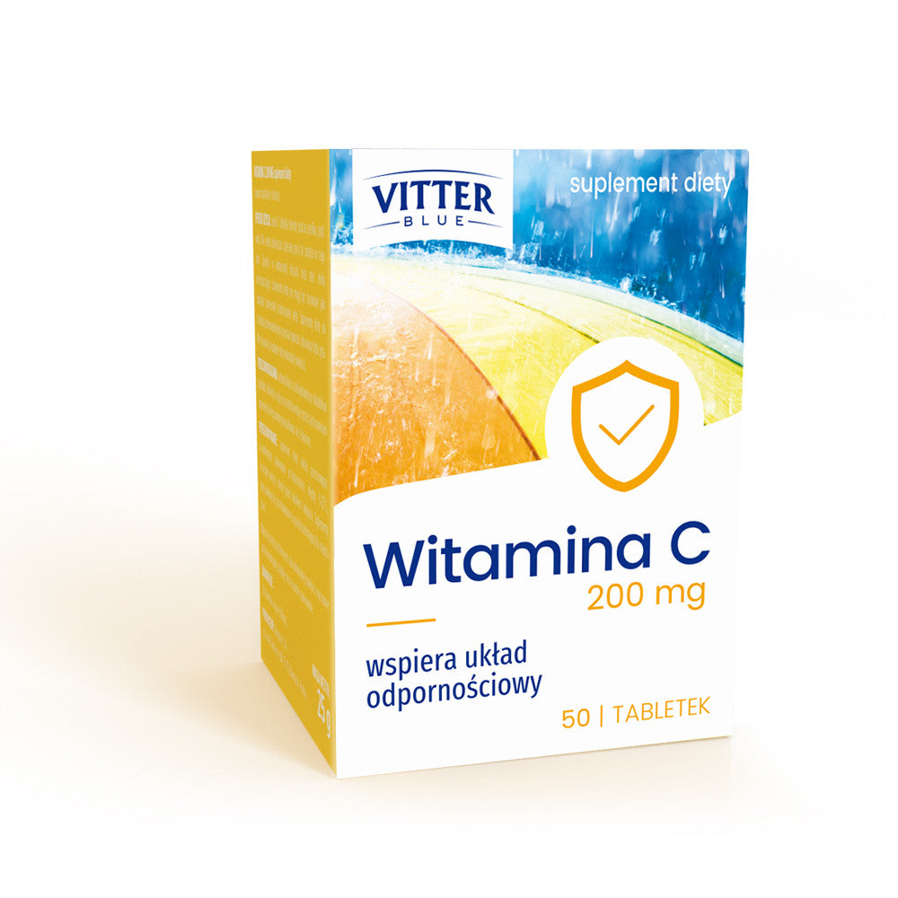 Vitter Blue - witamina C 200 mg - 50 tabl.