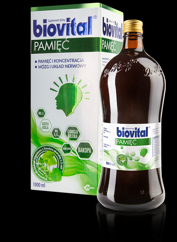 Biovital Pamięć - liquid, dietary supplement, 1000 ml capacity