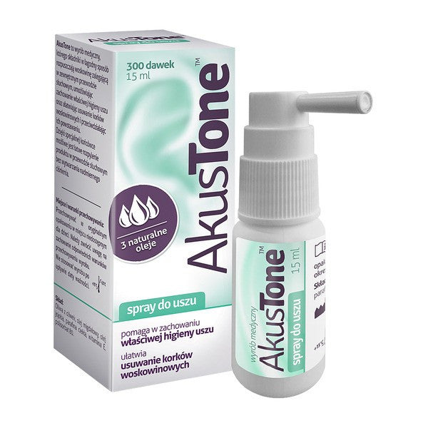 Akustone ear spray, 15 ml (300 doses)