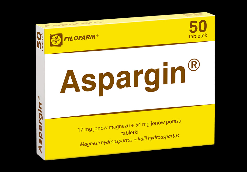Aspargin 250 mg - tablets with magnesium and potassium ions, 50 pcs.