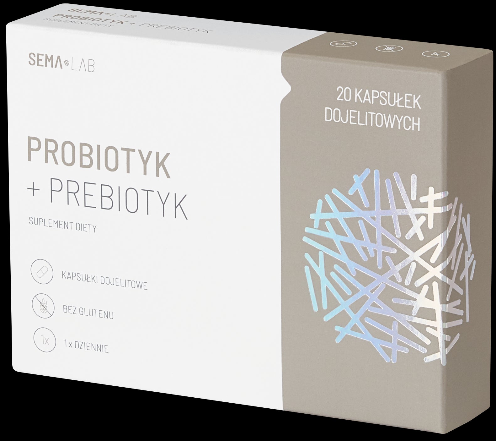 SEMA Lab - Probiotic + Prebiotic (synbiotic), 20 enteral capsules