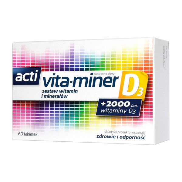 Acti Vita-miner D3, tablets, 60 pcs.
