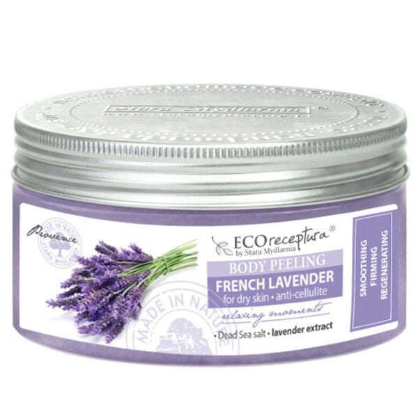 Eco Recipe French Lavender - Salt scrub 300 ml.