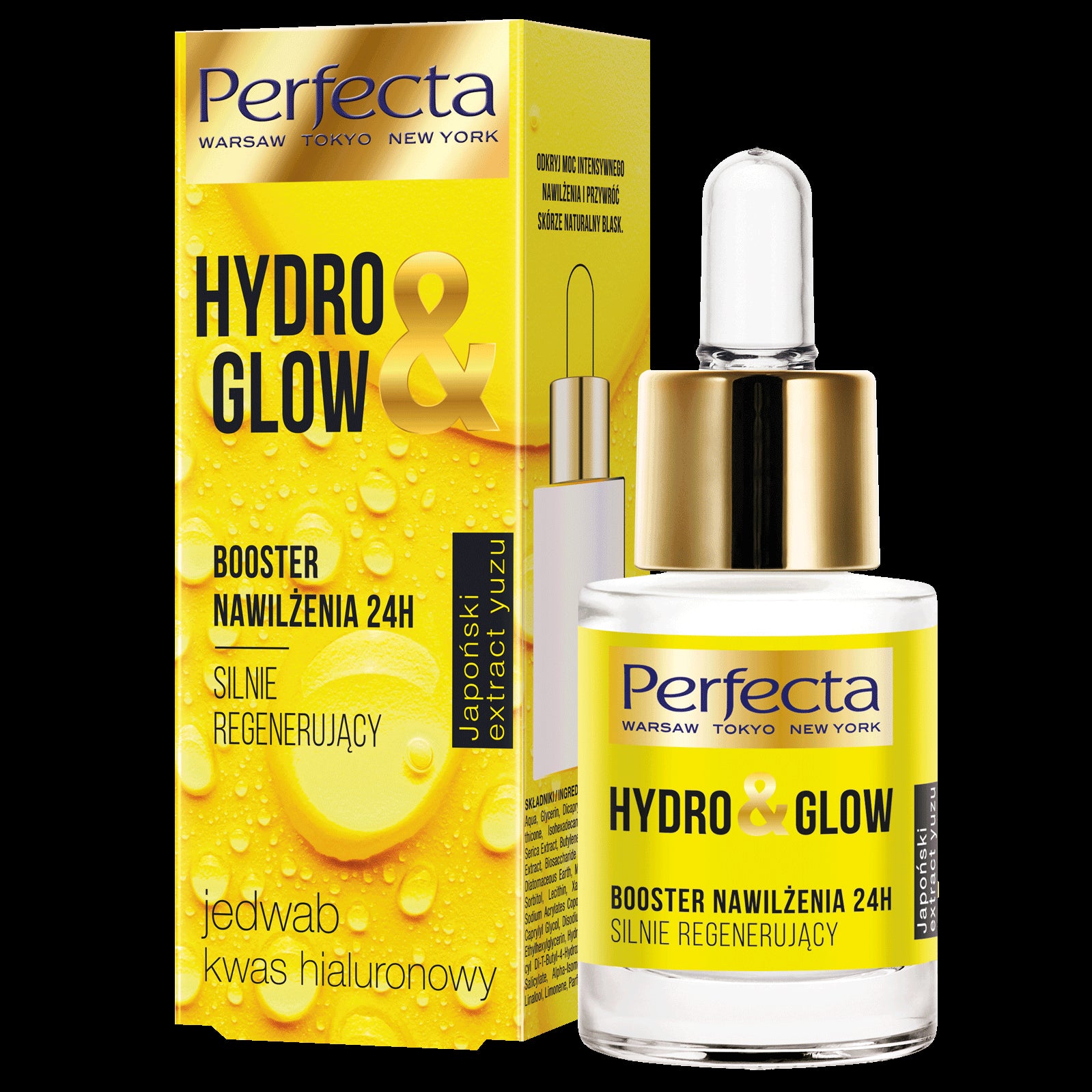 Perfecta Hydro & Glow - hydration booster 24h strongly regenerating, volume 15 ml
