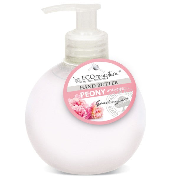 Eco Recipe Peony hand butter, capacity 300 ml.