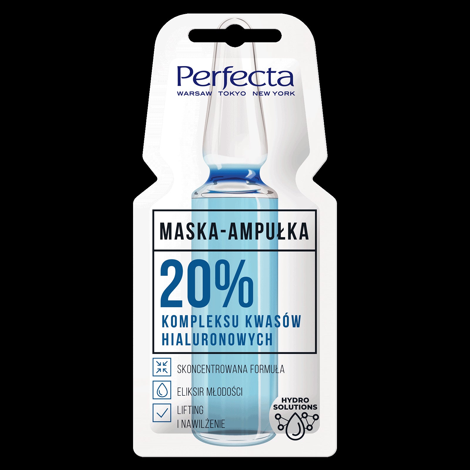 Perfecta Mask-Ampoule - 20% Hyaluronic Acid Complex, capacity 8 ml
