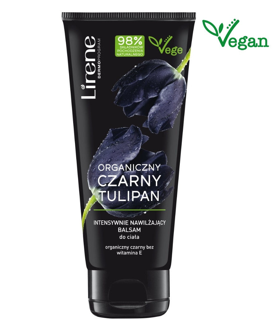 Lirene Black Tulip BODY - intensively moisturizing body lotion, 200 ml capacity