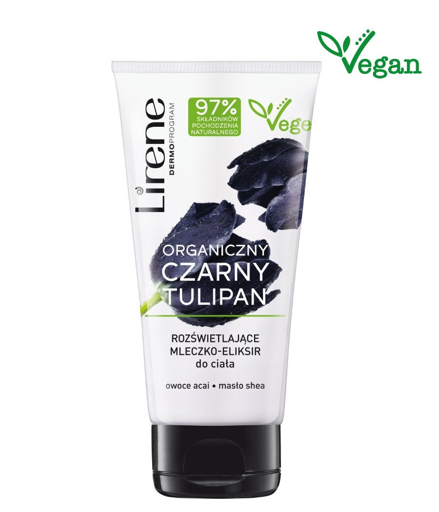 Lirene Black Tulip BODY - brightening body milk-elixir, capacity 150 ml