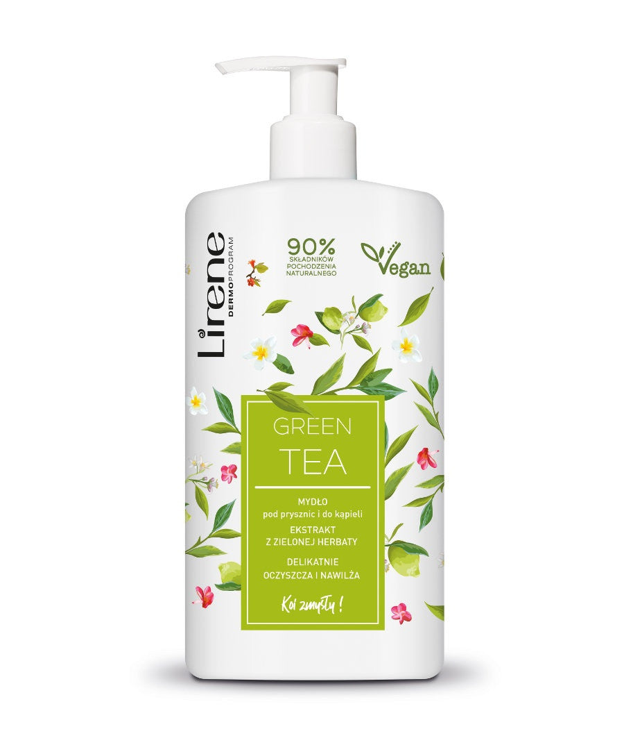 Lirene Shower & bath soap GREEN TEA, 500 ml