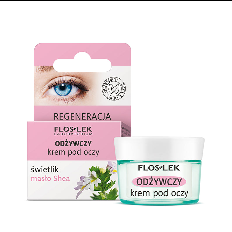 Floslek Pharma - odżywczy krem pod oczy świetlik masło Shea, poj. 15 ml