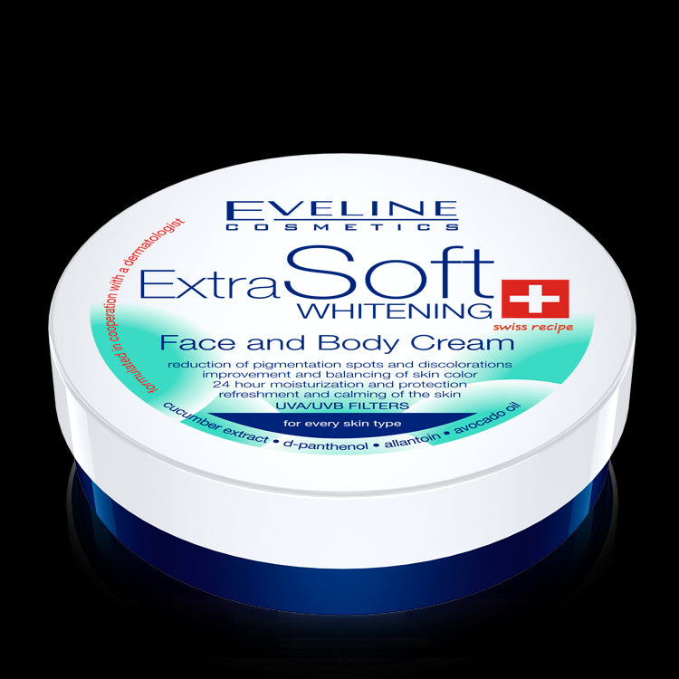 Eveline Extra Soft Whitening face and body cream, capacity 100 ml