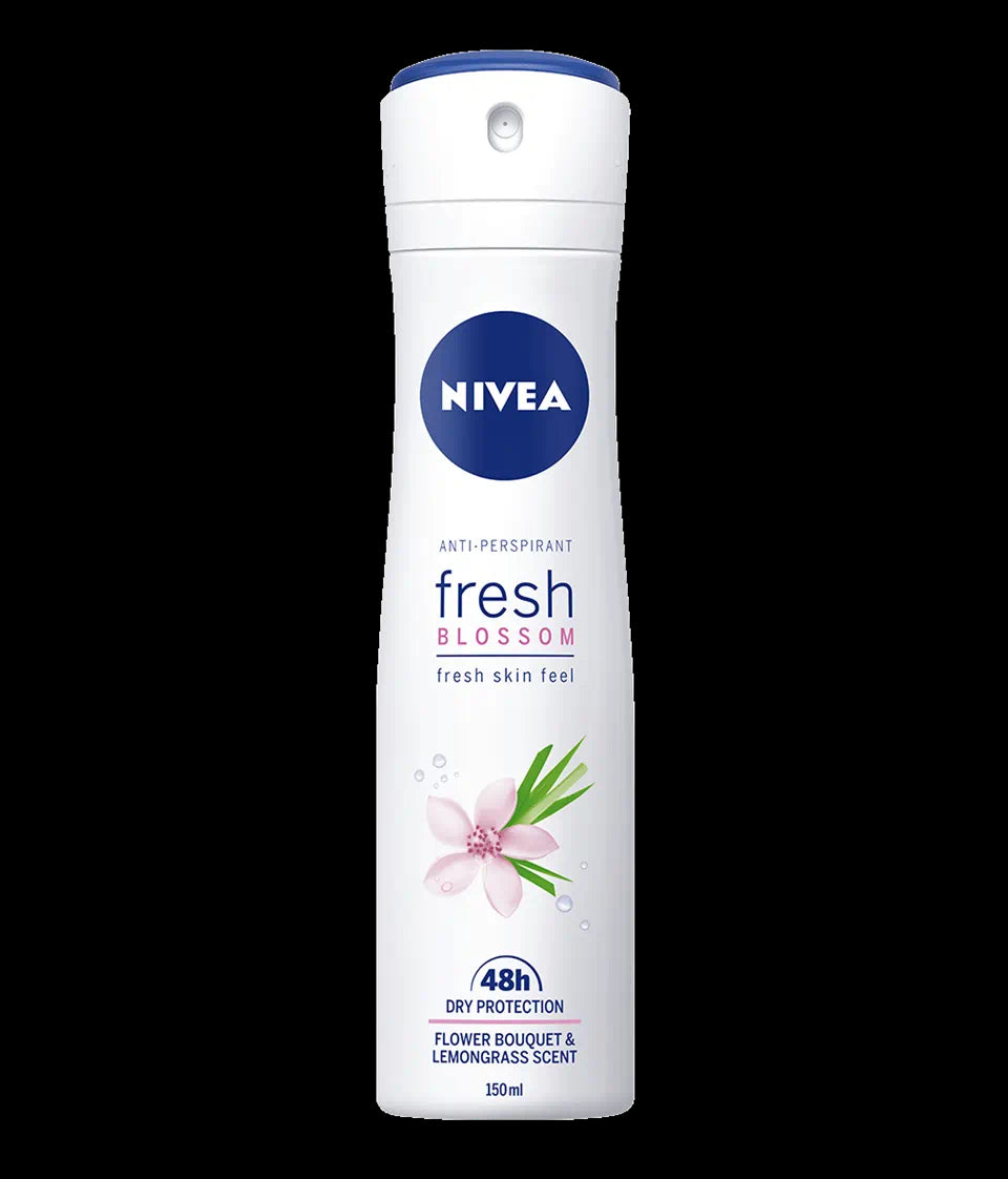 Nivea Fresh Blossom - Anti-perspirant Spray for women, capacity 150 ml